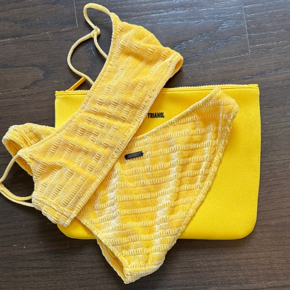 Yellow Triangle Bikini Set - Picture 4 of 4
